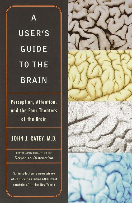 Cover of the book A User's Guide to the Brain by John J. Ratey, M.D., Knopf Doubleday Publishing Group