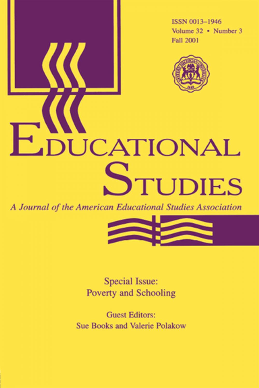 Big bigCover of Poverty and Schooling