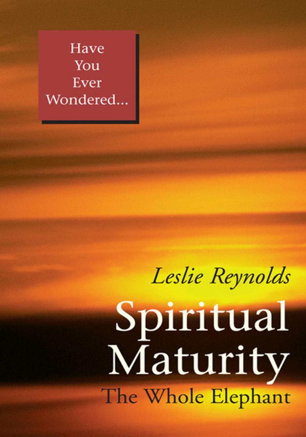 Big bigCover of Spiritual Maturity