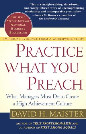 Cover of the book Practice What You Preach by David Dreman