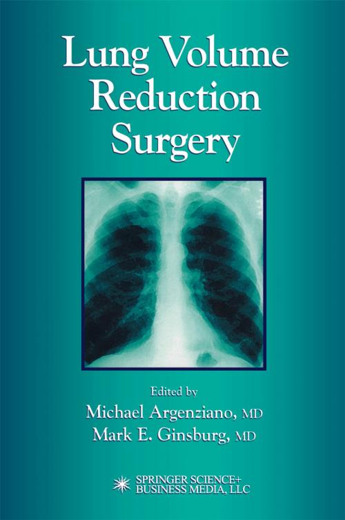 Cover of the book Lung Volume Reduction Surgery by , Humana Press