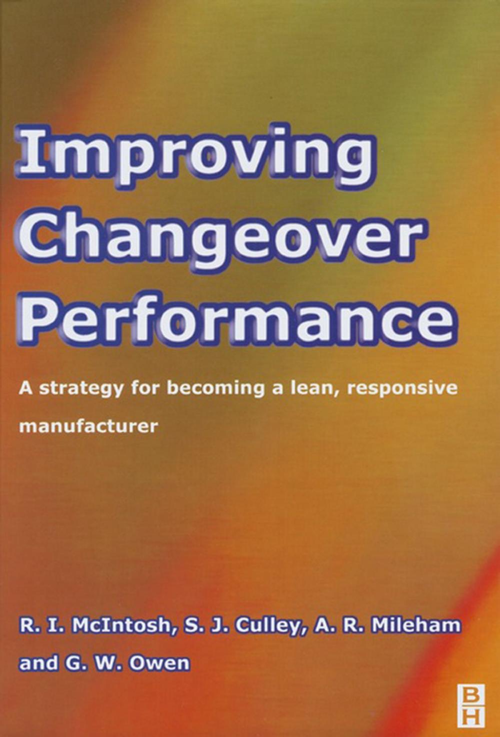 Big bigCover of Improving Changeover Performance