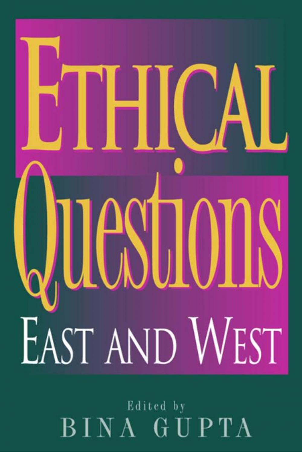 Big bigCover of Ethical Questions