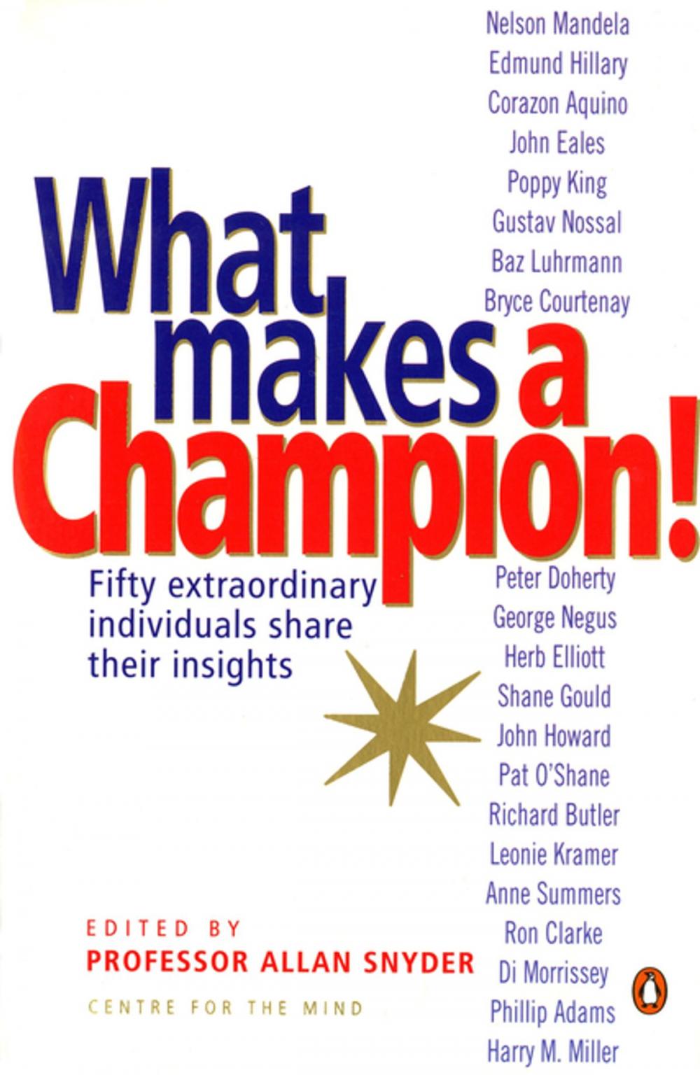 Big bigCover of What Makes A Champion?