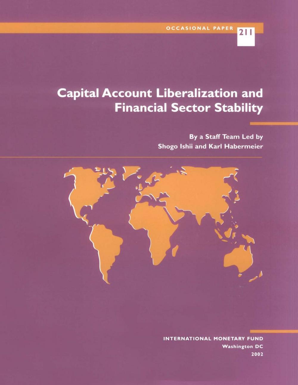 Big bigCover of Capital Account Liberalization and Financial Sector Stability