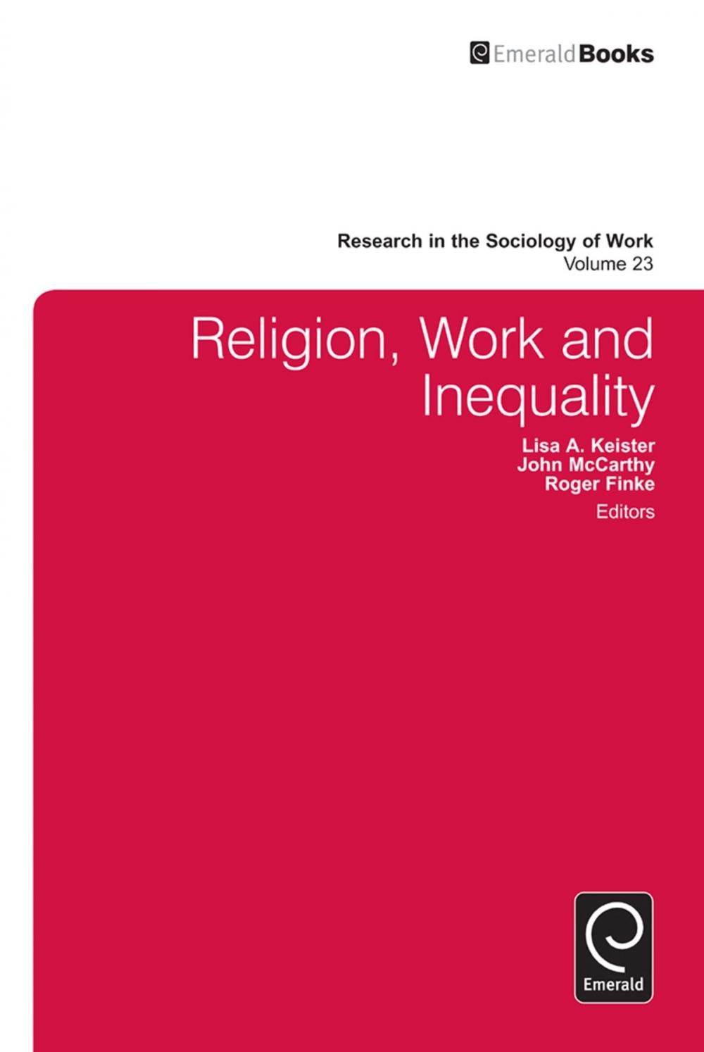 Big bigCover of Religion, Work, and Inequality