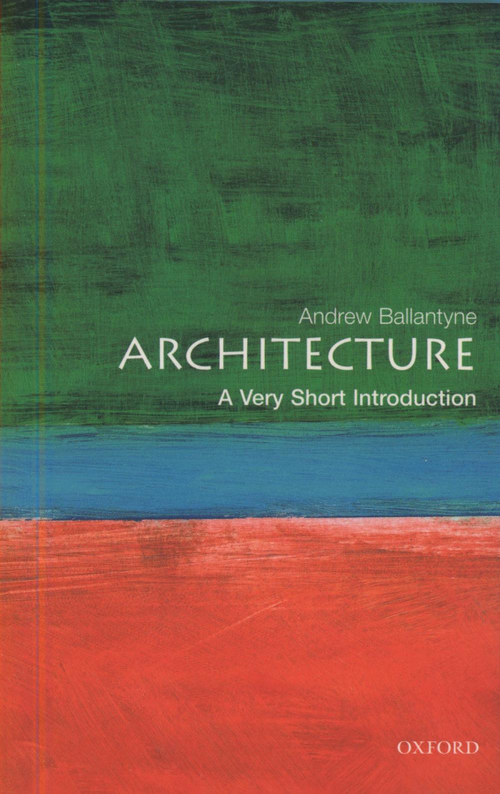 Big bigCover of Architecture: A Very Short Introduction