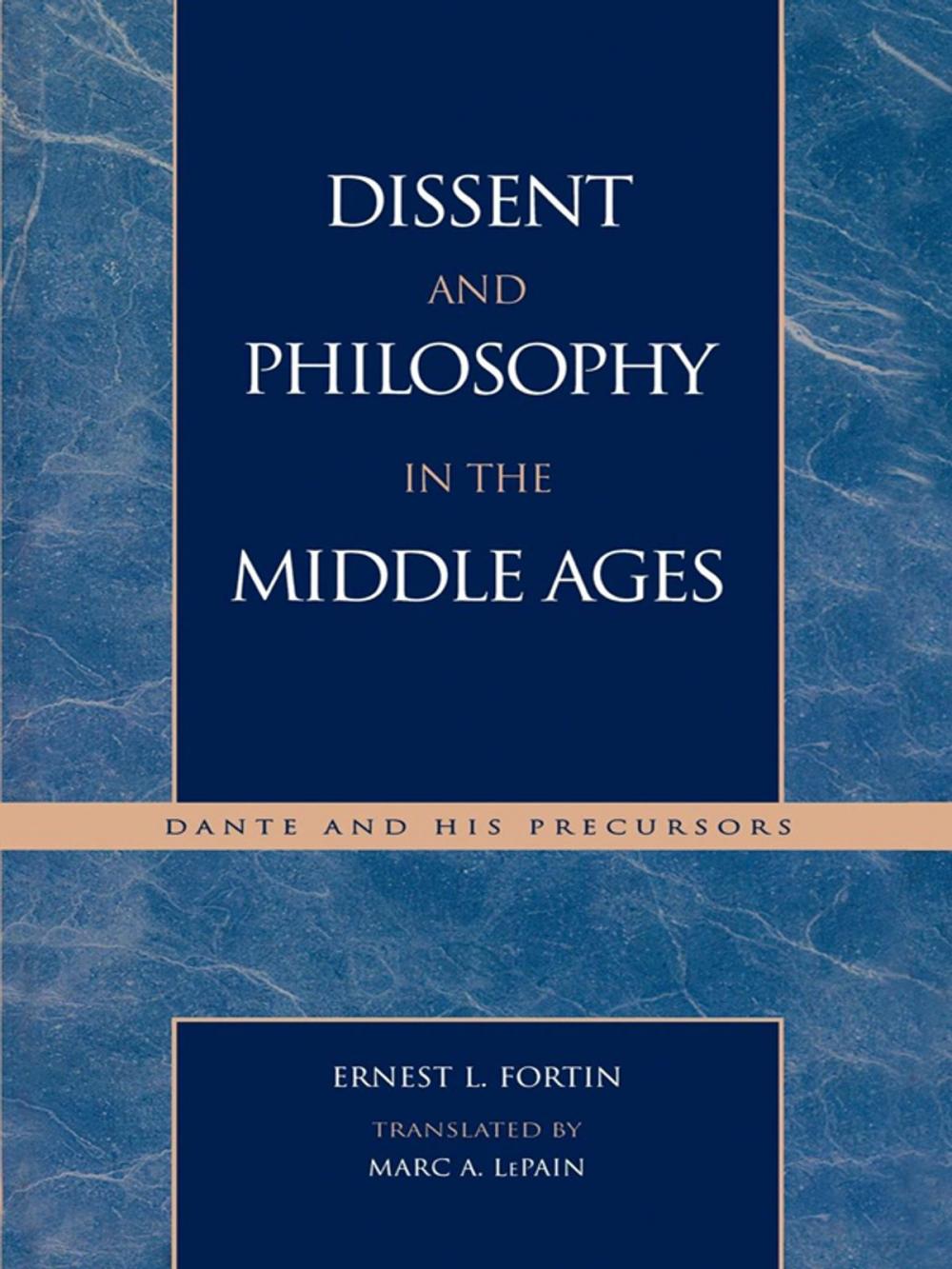 Big bigCover of Dissent and Philosophy in the Middle Ages