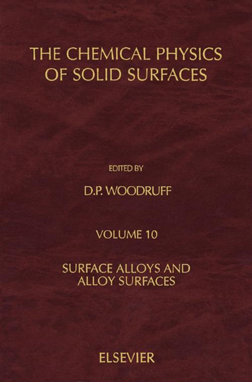 Cover of the book Surface Alloys and Alloy Surfaces by D. P. Woodruff, Elsevier Science