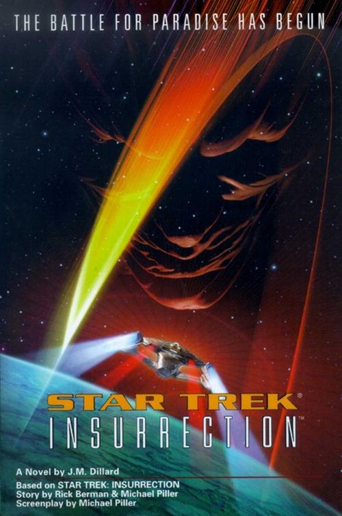 Cover of the book Insurrection by J.M. Dillard, Pocket Books/Star Trek