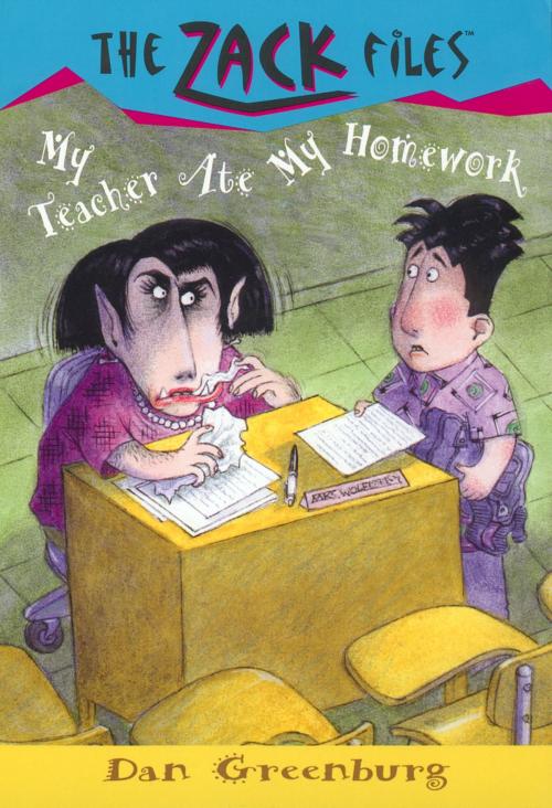 Cover of the book Zack Files 27: My Teacher Ate My Homework by Dan Greenburg, Penguin Young Readers Group