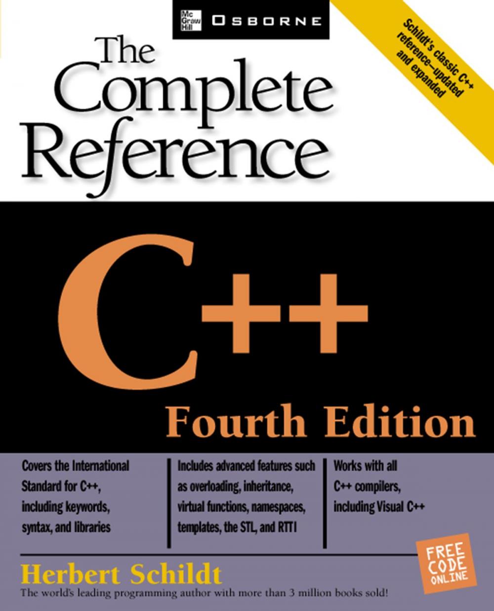 Big bigCover of C++: The Complete Reference, 4th Edition