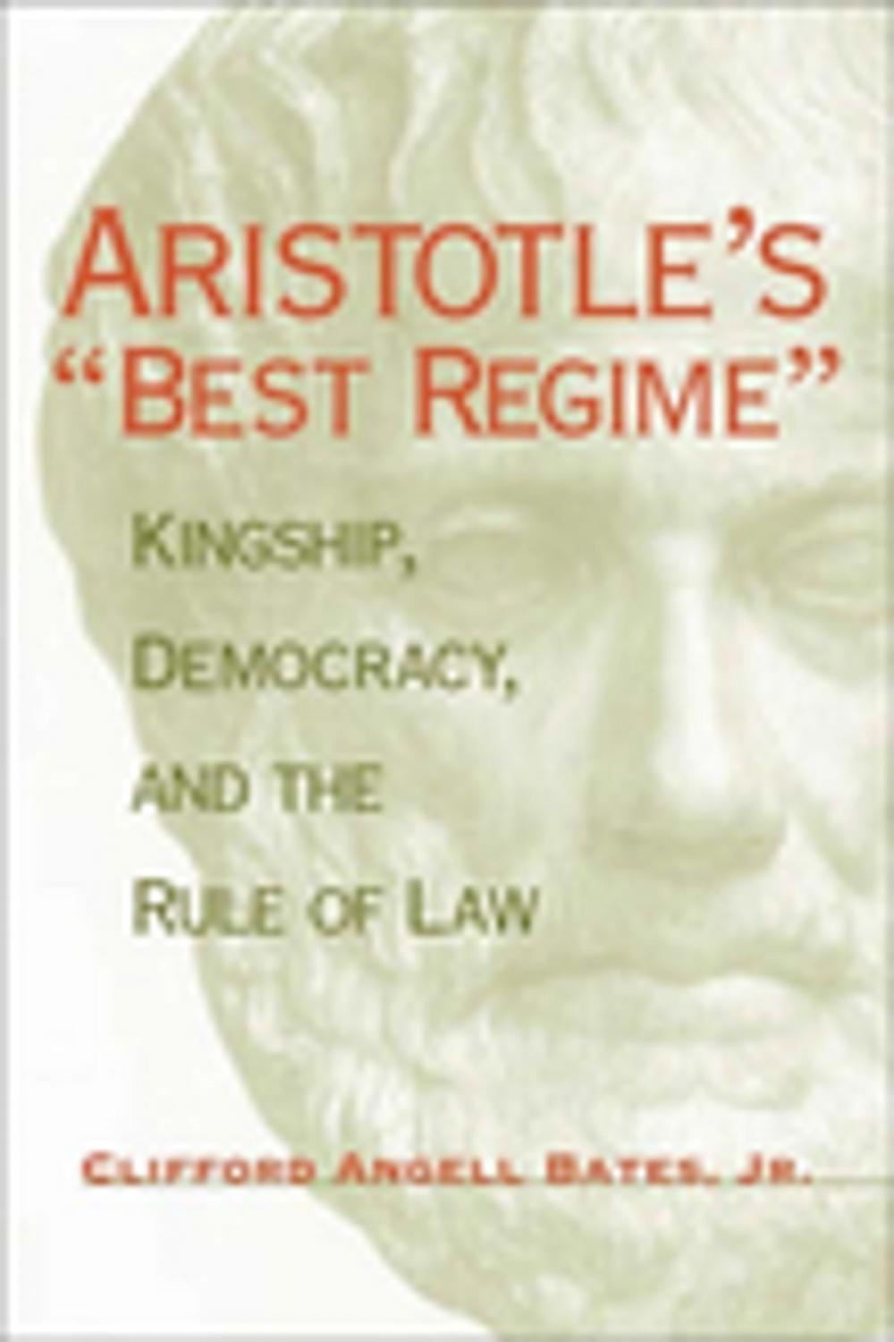 Big bigCover of Aristotle's "Best Regime"