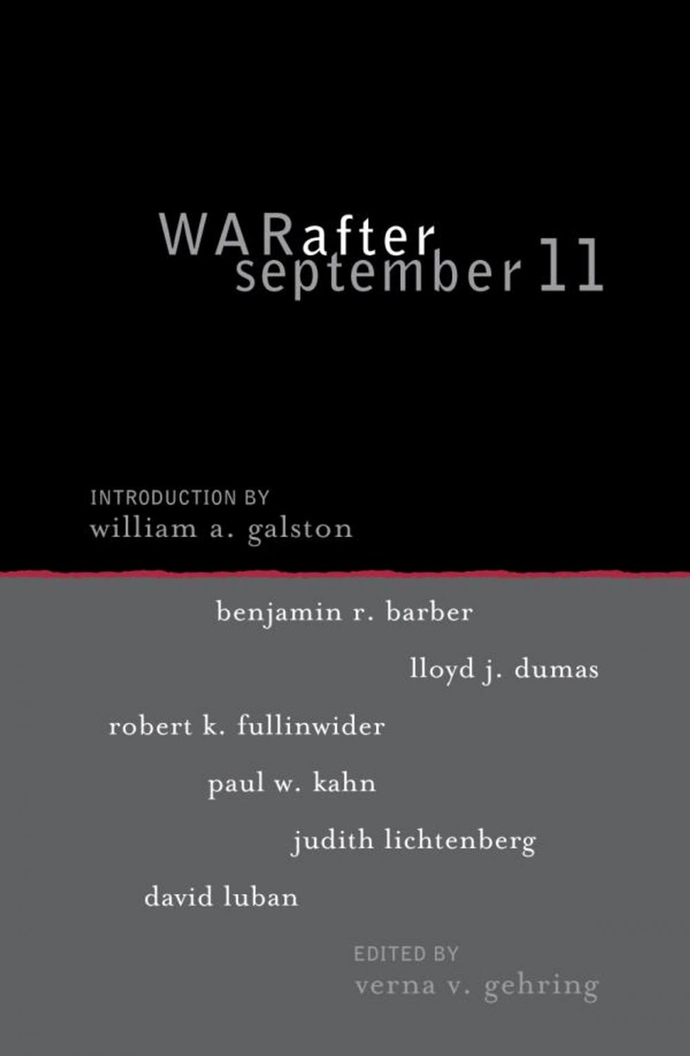 Big bigCover of War after September 11