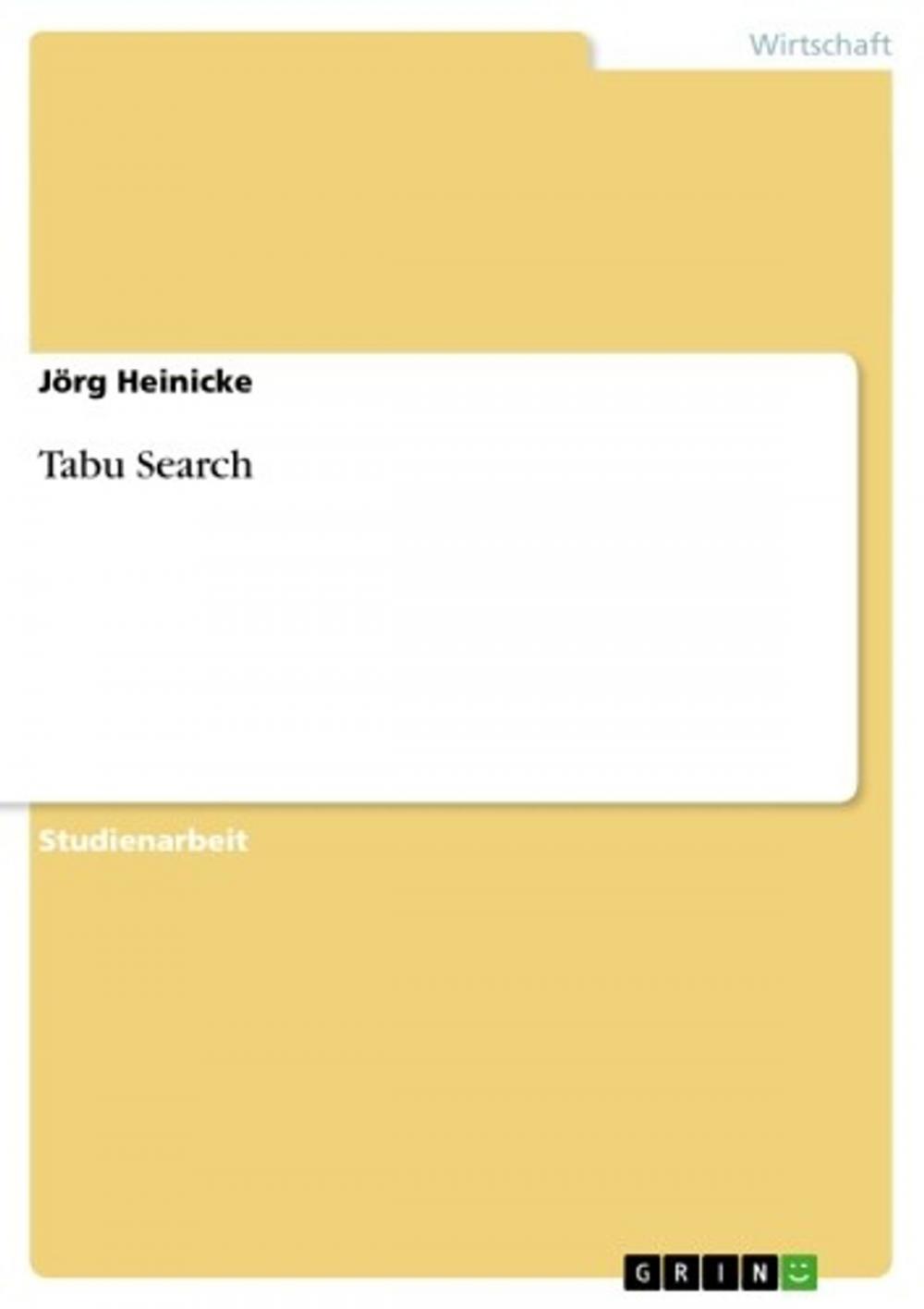 Big bigCover of Tabu Search