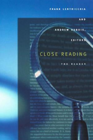 Cover of the book Close Reading by María Auxiliadora Álvarez