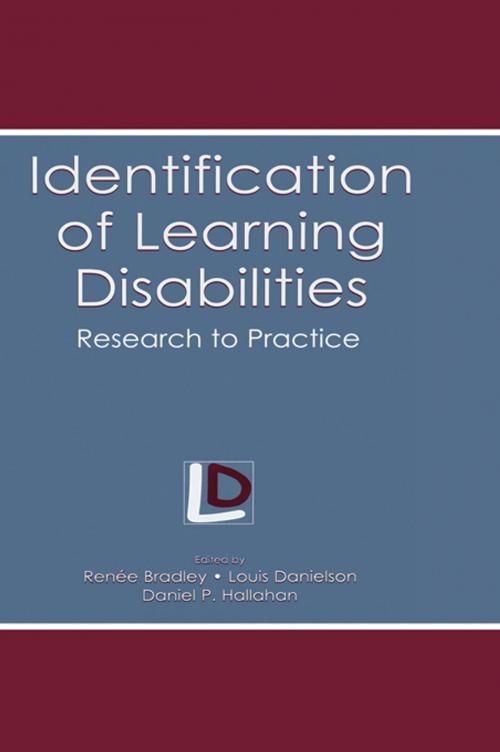 Cover of the book Identification of Learning Disabilities by , Taylor and Francis