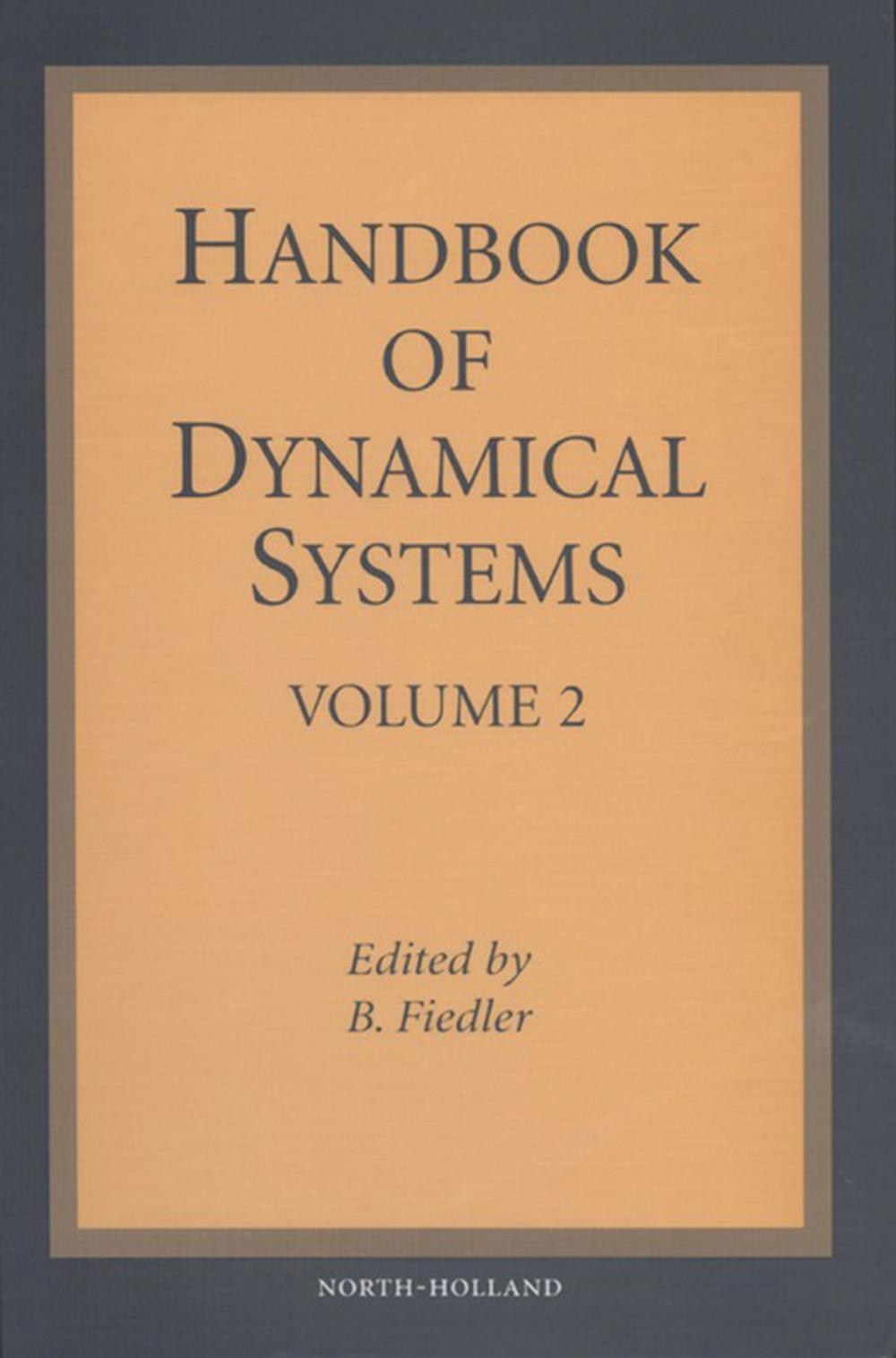 Big bigCover of Handbook of Dynamical Systems