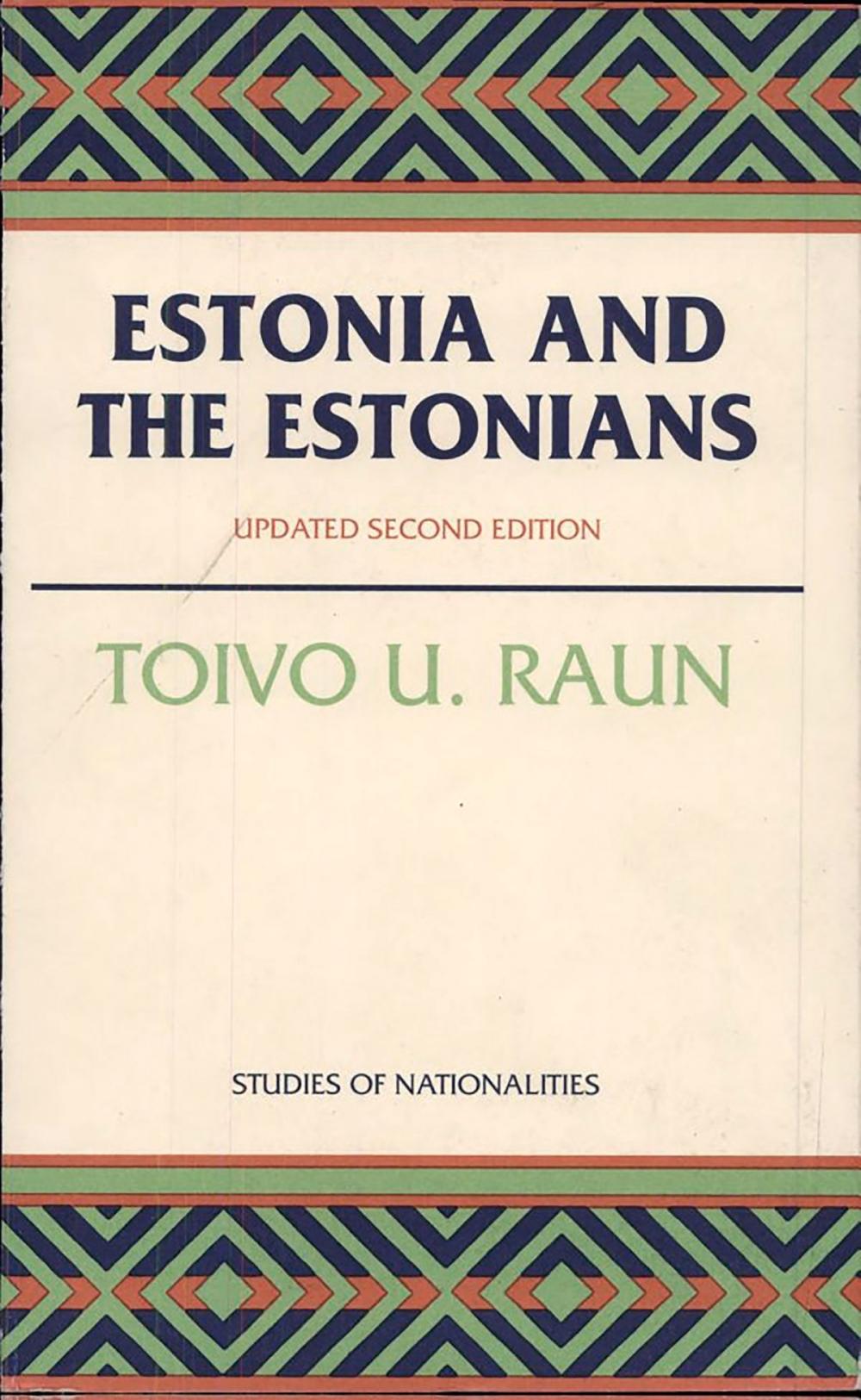 Big bigCover of Estonia and the Estonians