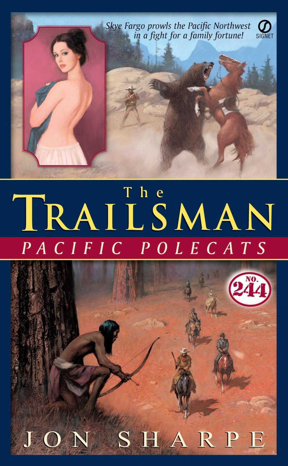 Big bigCover of The Trailsman #244: Pacific Polecats