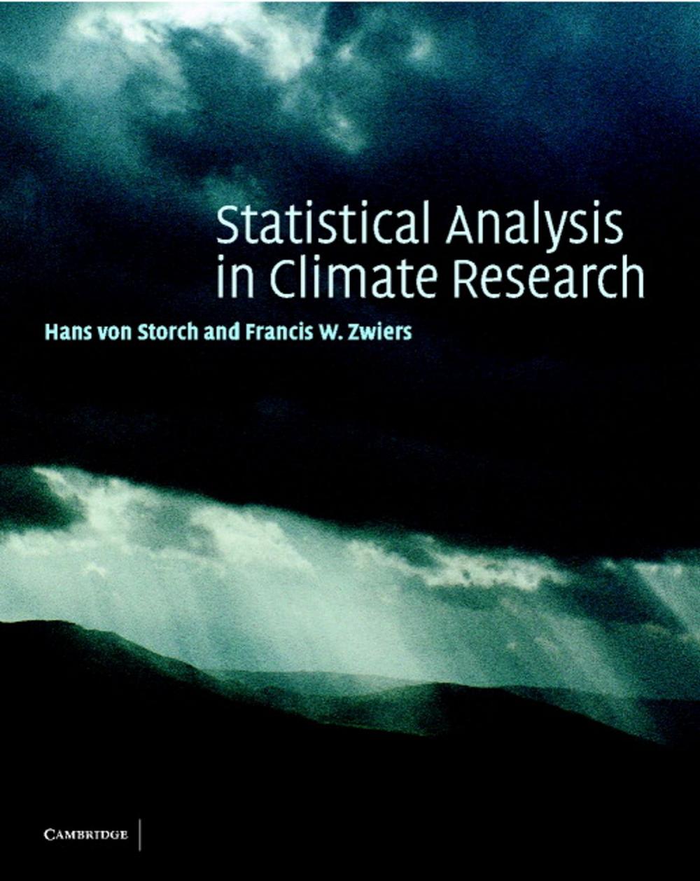 Big bigCover of Statistical Analysis in Climate Research