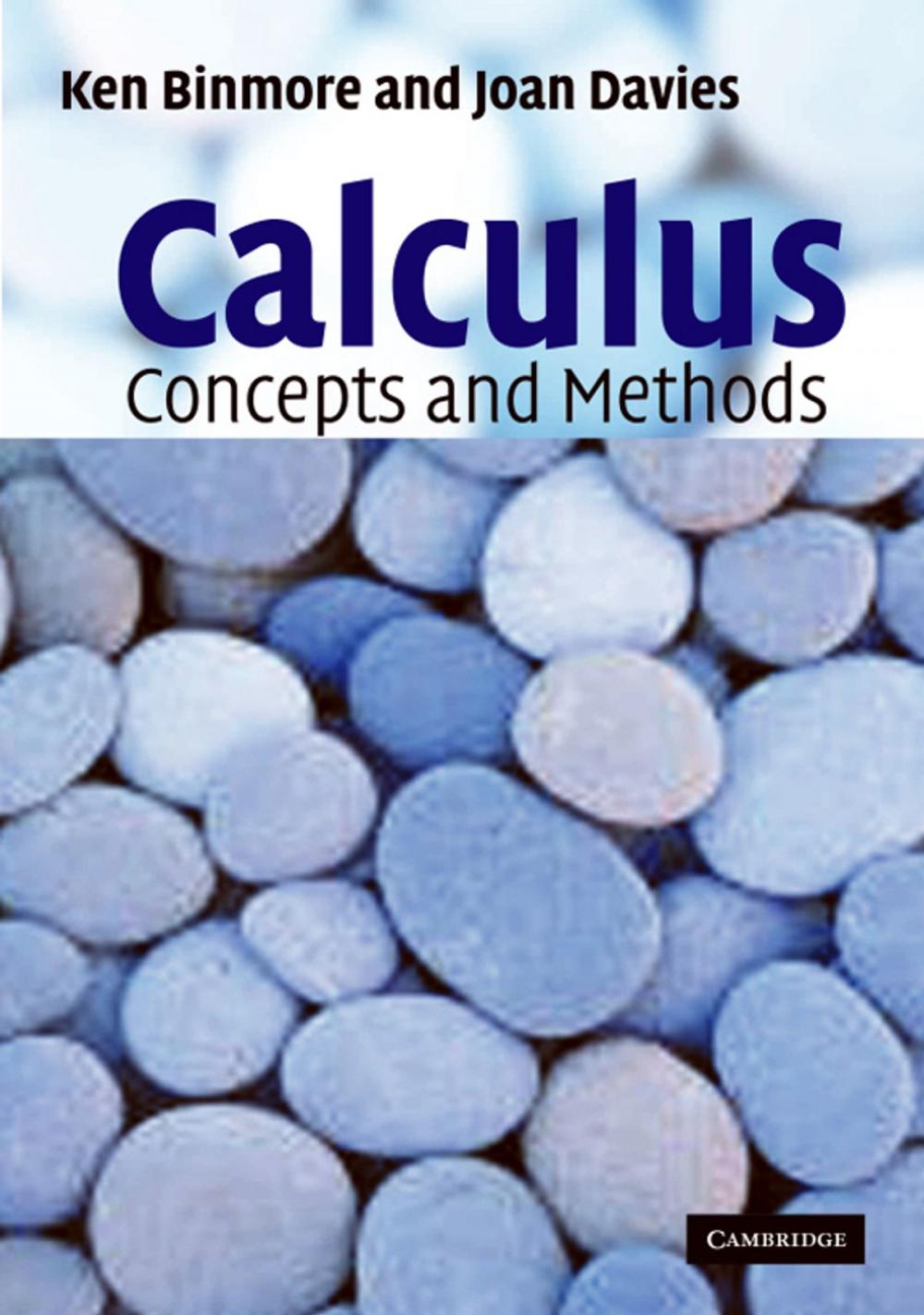 Big bigCover of Calculus: Concepts and Methods