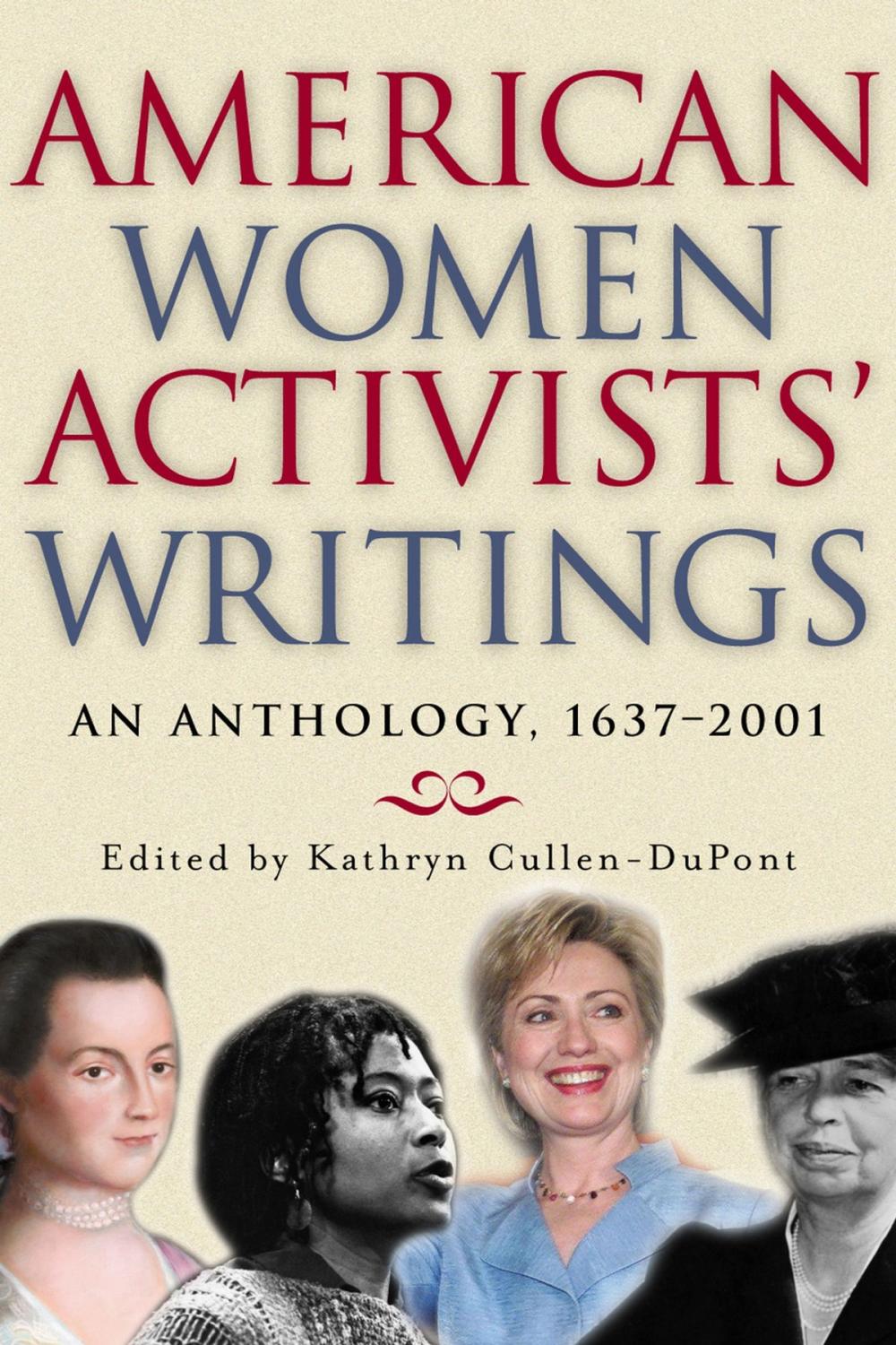 Big bigCover of American Women Activists' Writings