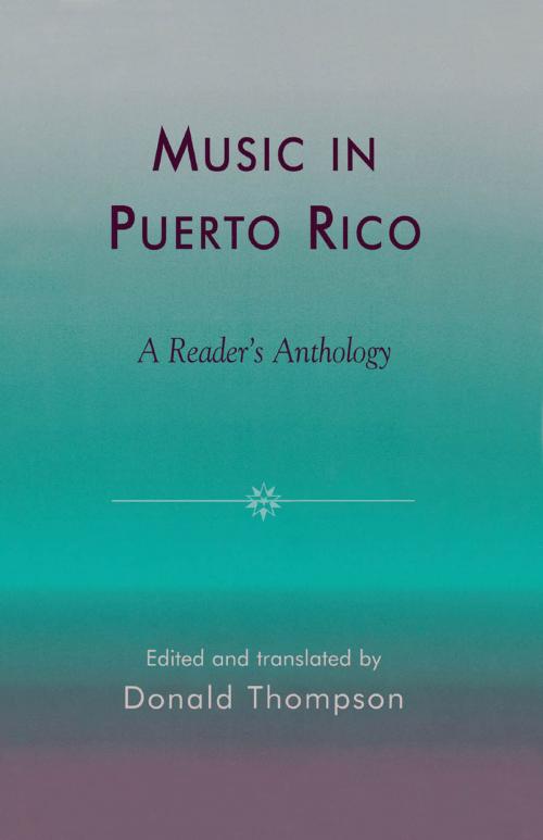 Cover of the book Music in Puerto Rico by , Scarecrow Press