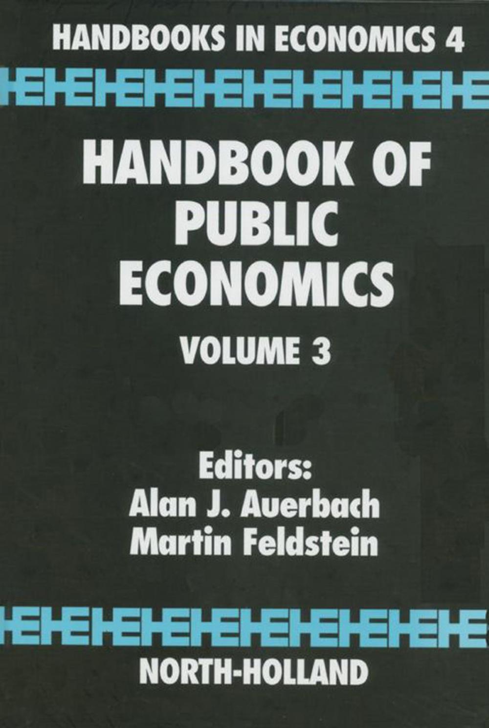 Big bigCover of Handbook of Public Economics