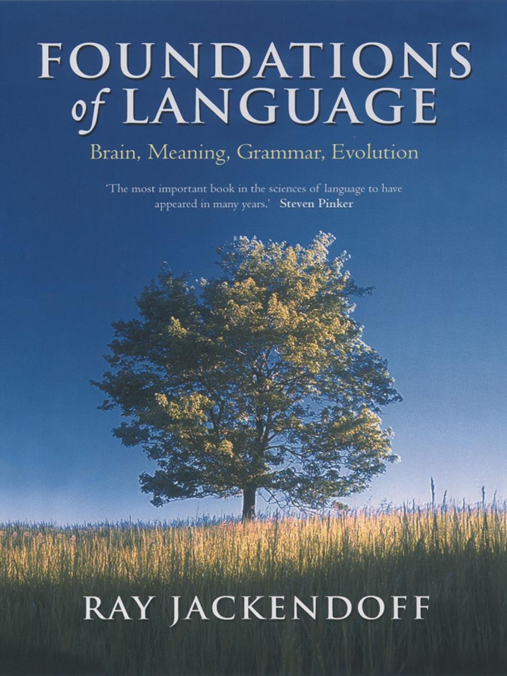 Big bigCover of Foundations of Language