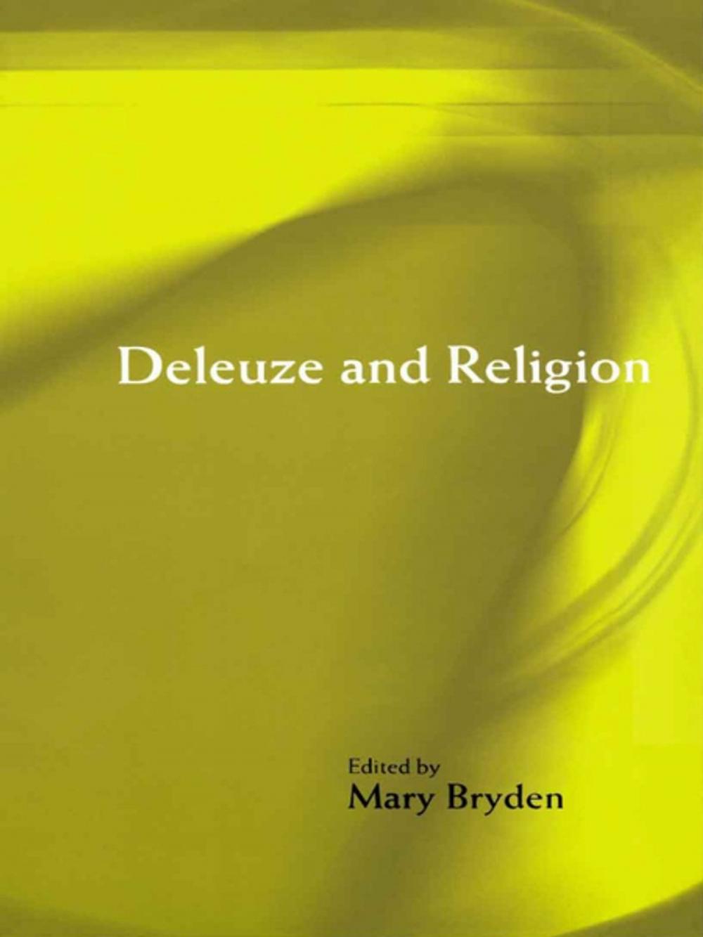 Big bigCover of Deleuze and Religion