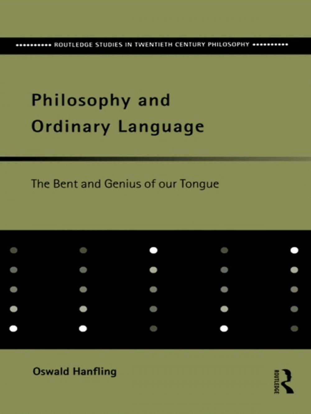 Big bigCover of Philosophy and Ordinary Language