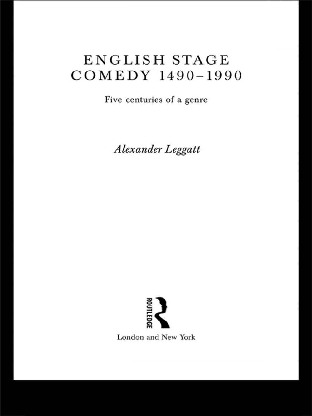 Big bigCover of English Stage Comedy 1490-1990