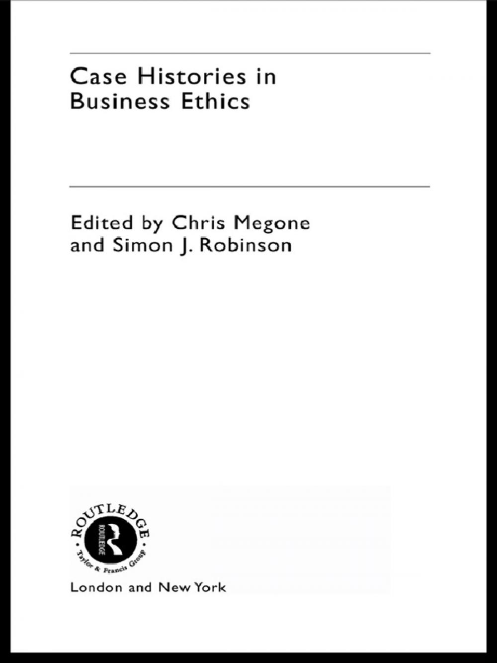 Big bigCover of Case Histories in Business Ethics