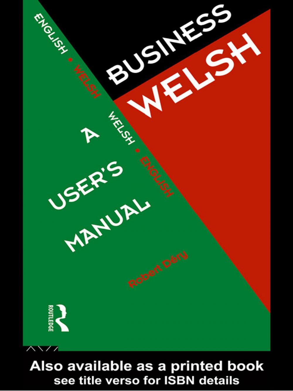 Big bigCover of Business Welsh: A User's Manual