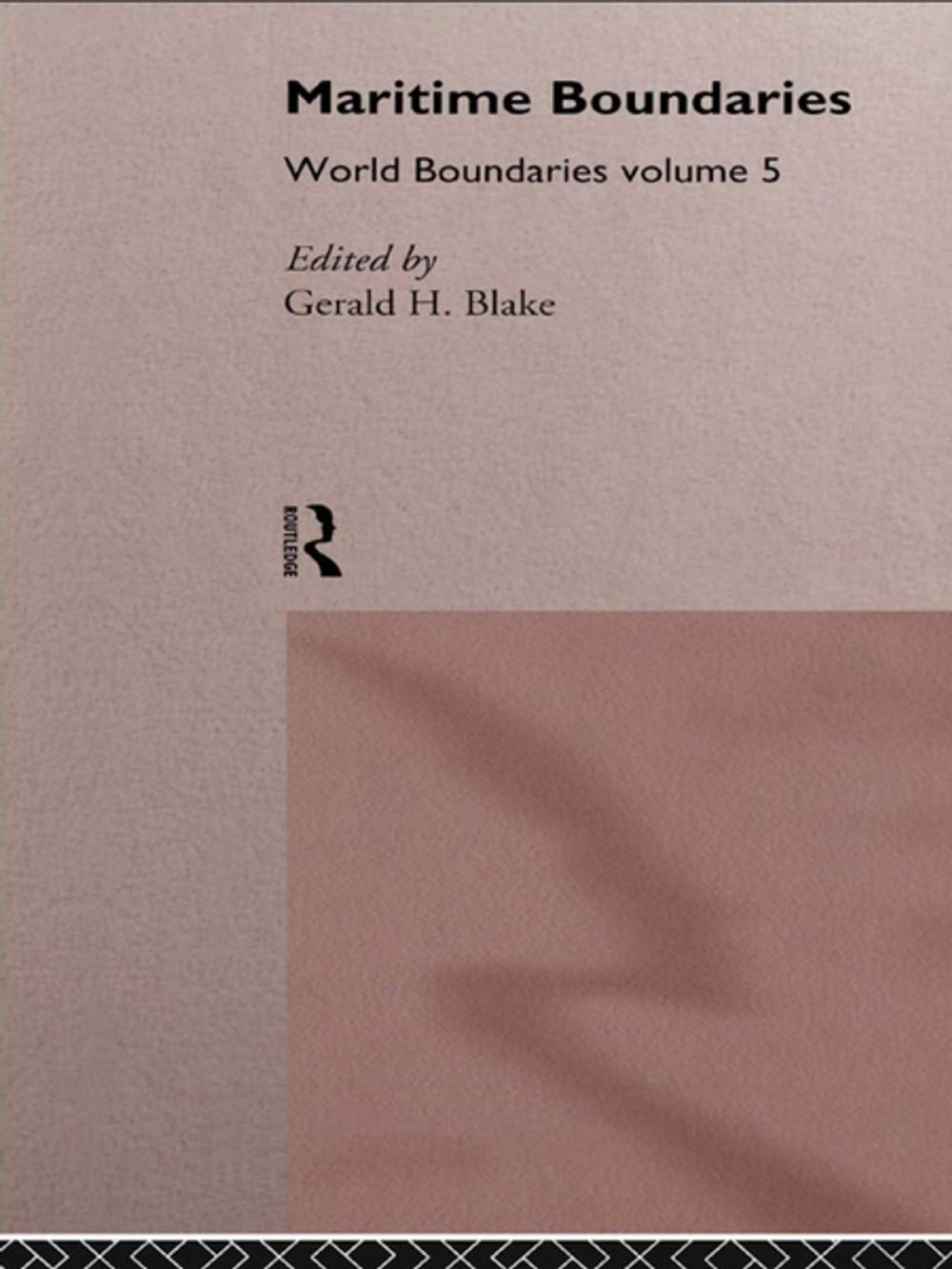 Big bigCover of Maritime Boundaries