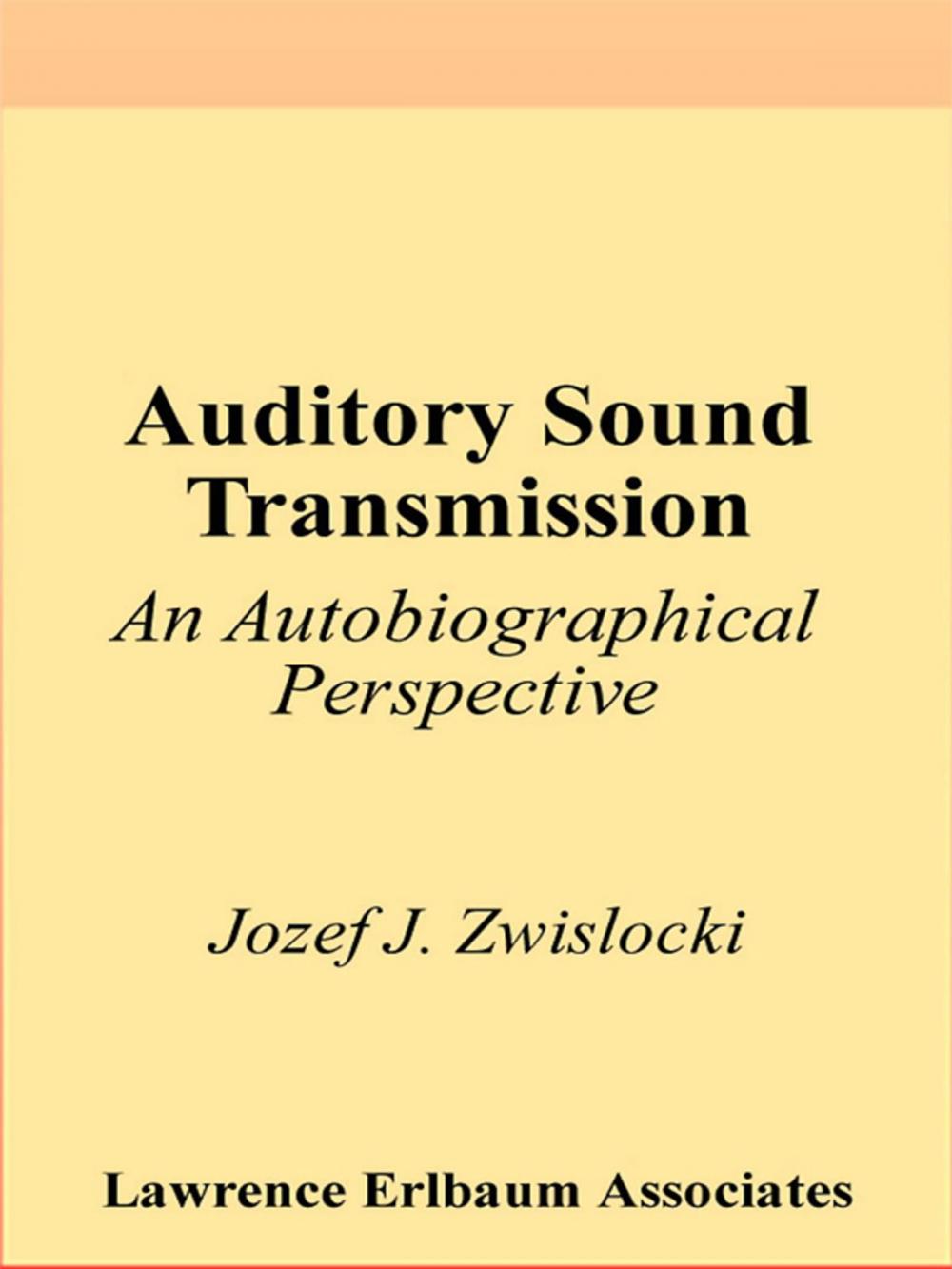 Big bigCover of Auditory Sound Transmission