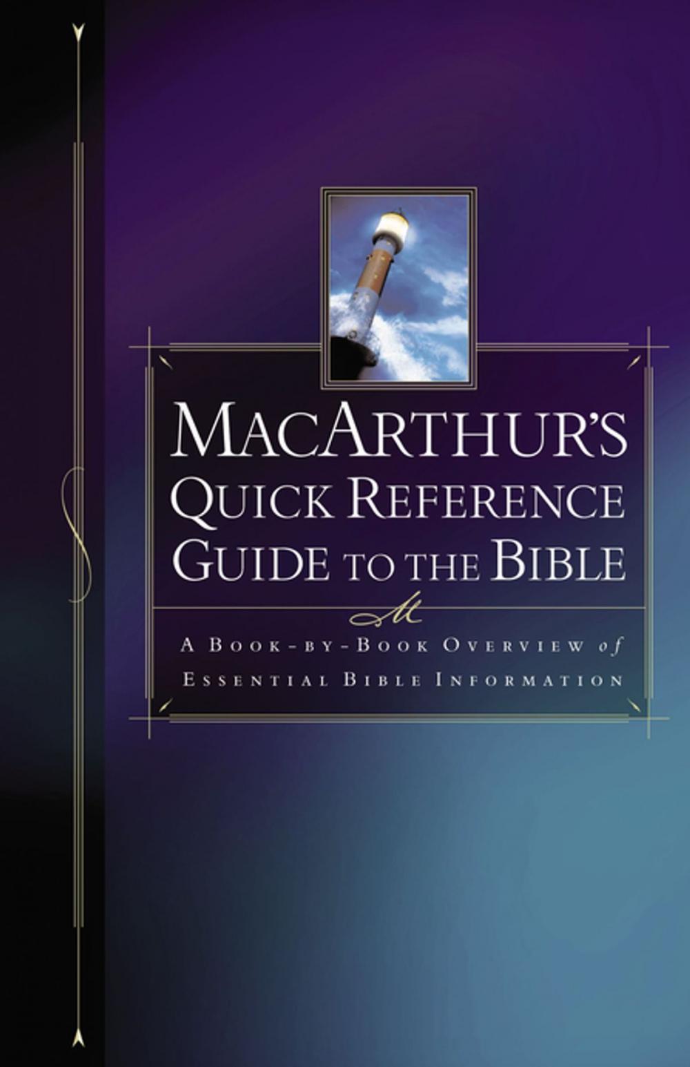 Big bigCover of MacArthur's Quick Reference Guide to the Bible