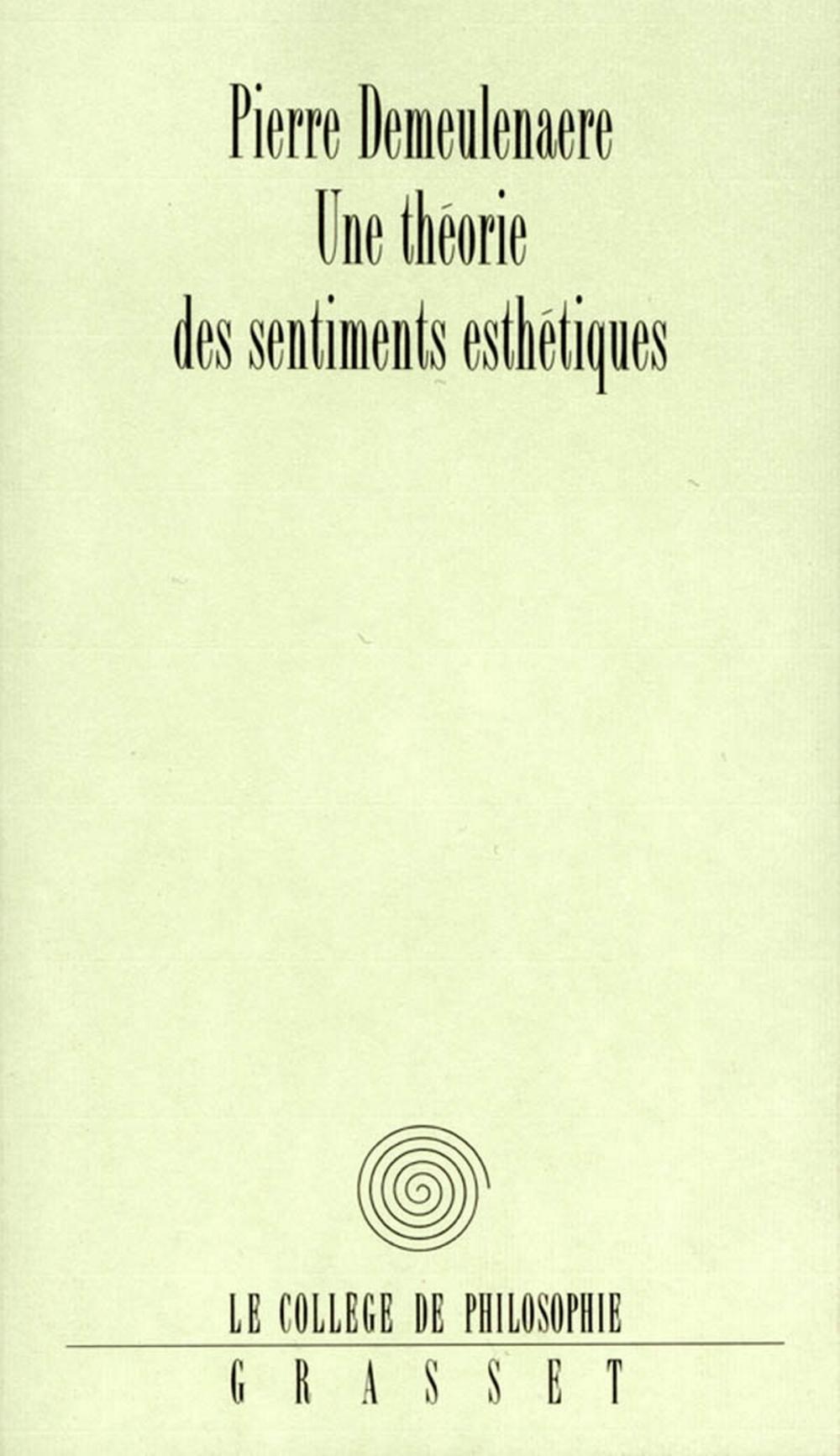 Big bigCover of Théorie des sentiments esthétiques