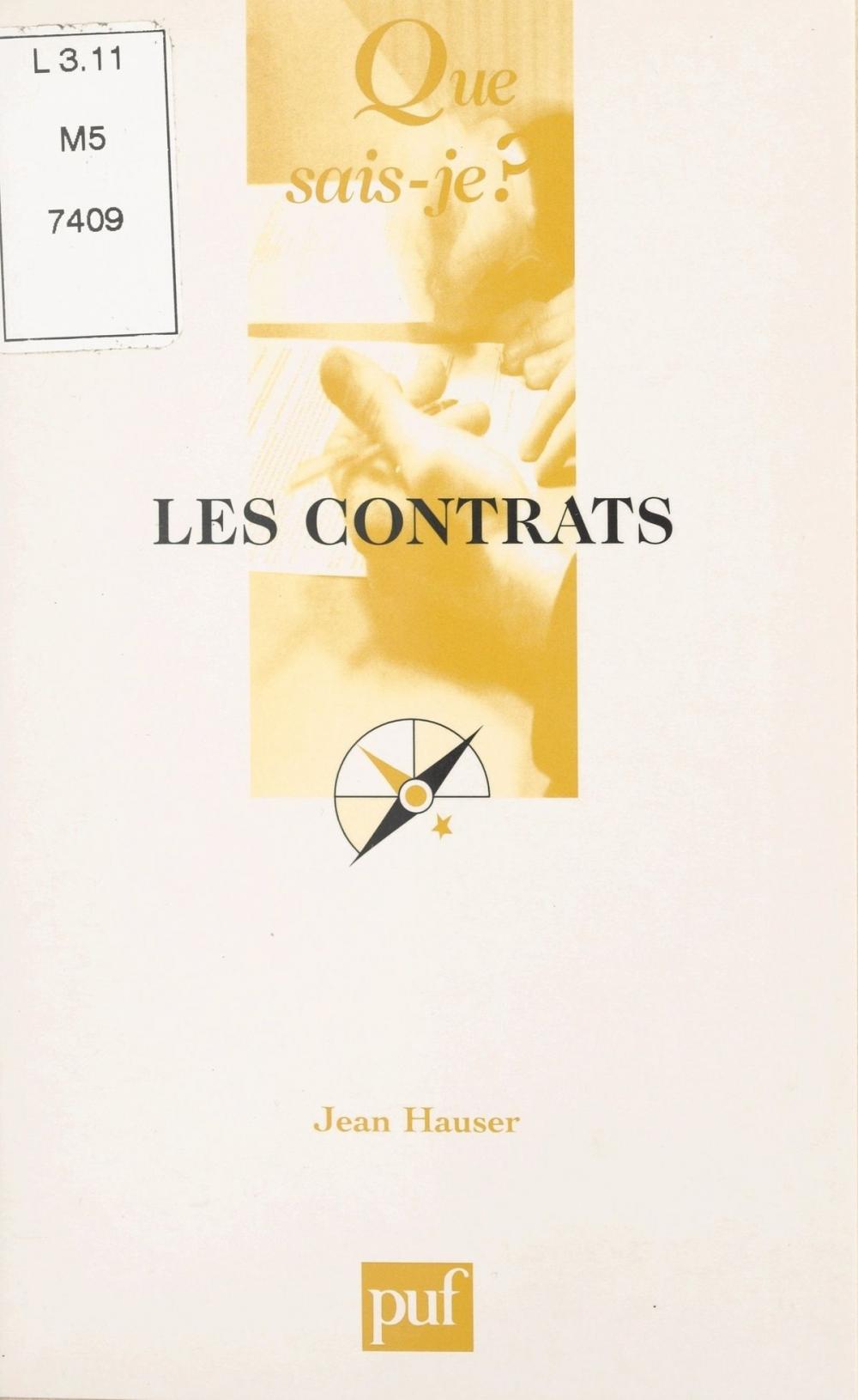 Big bigCover of Les contrats