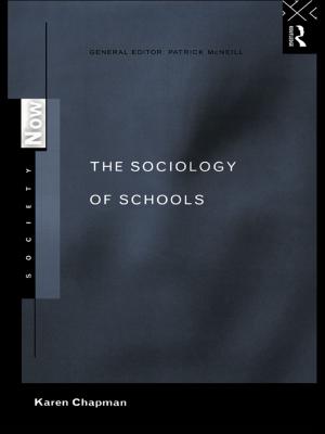 Cover of the book The Sociology of Schools by Robert G. Healy, John S. Rosenberg