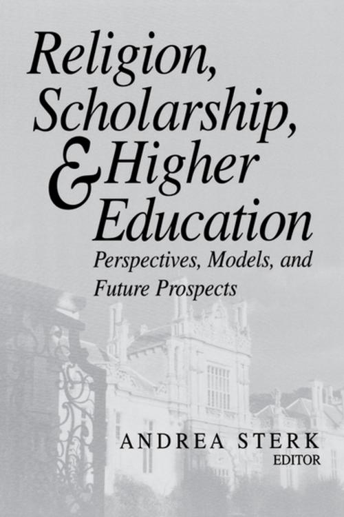 Cover of the book Religion, Scholarship, and Higher Education by , University of Notre Dame Press