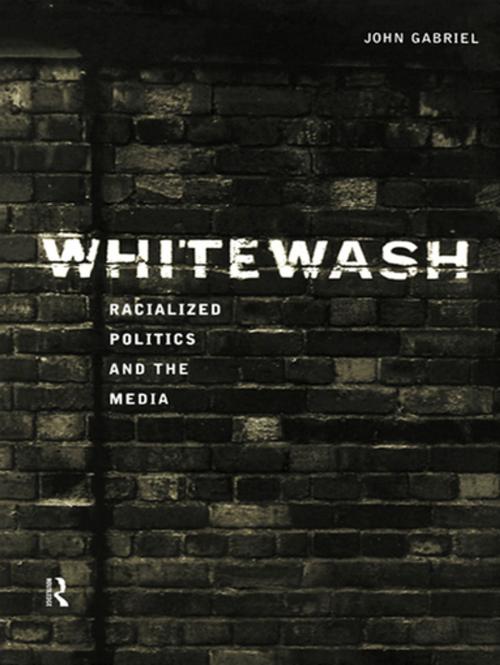 Cover of the book Whitewash by John Gabriel, Taylor and Francis