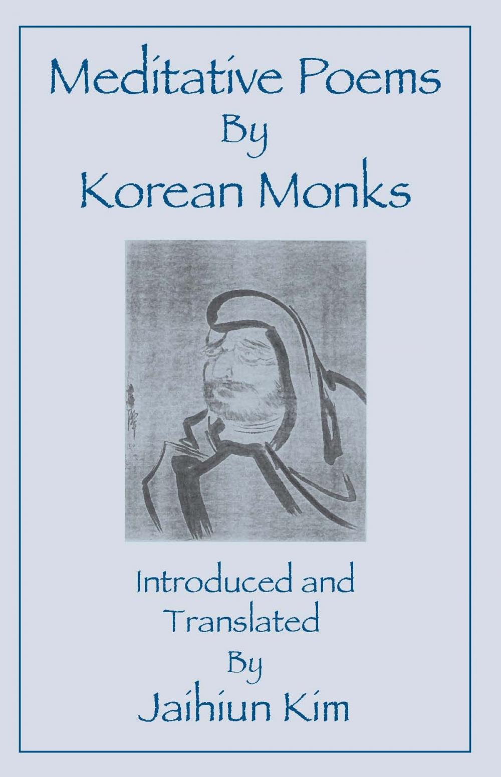 Big bigCover of Meditative Poems by Korean Monks