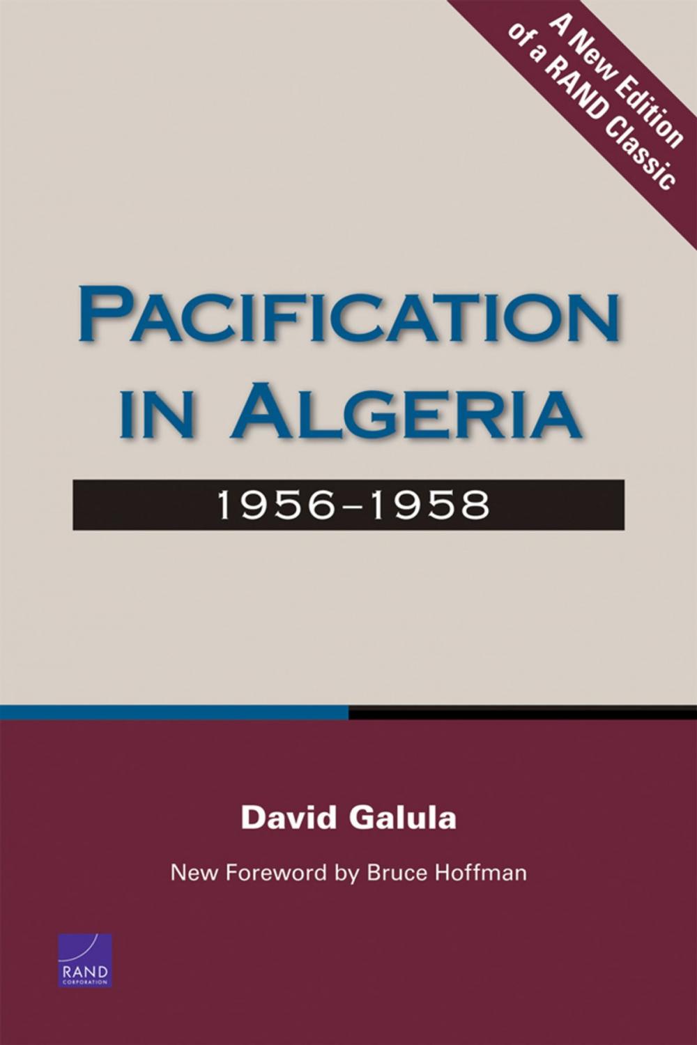 Big bigCover of Pacification in Algeria, 1956-1958