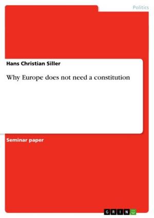 Book cover of Why Europe does not need a constitution