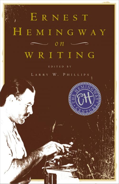 Cover of the book Ernest Hemingway on Writing by , Scribner