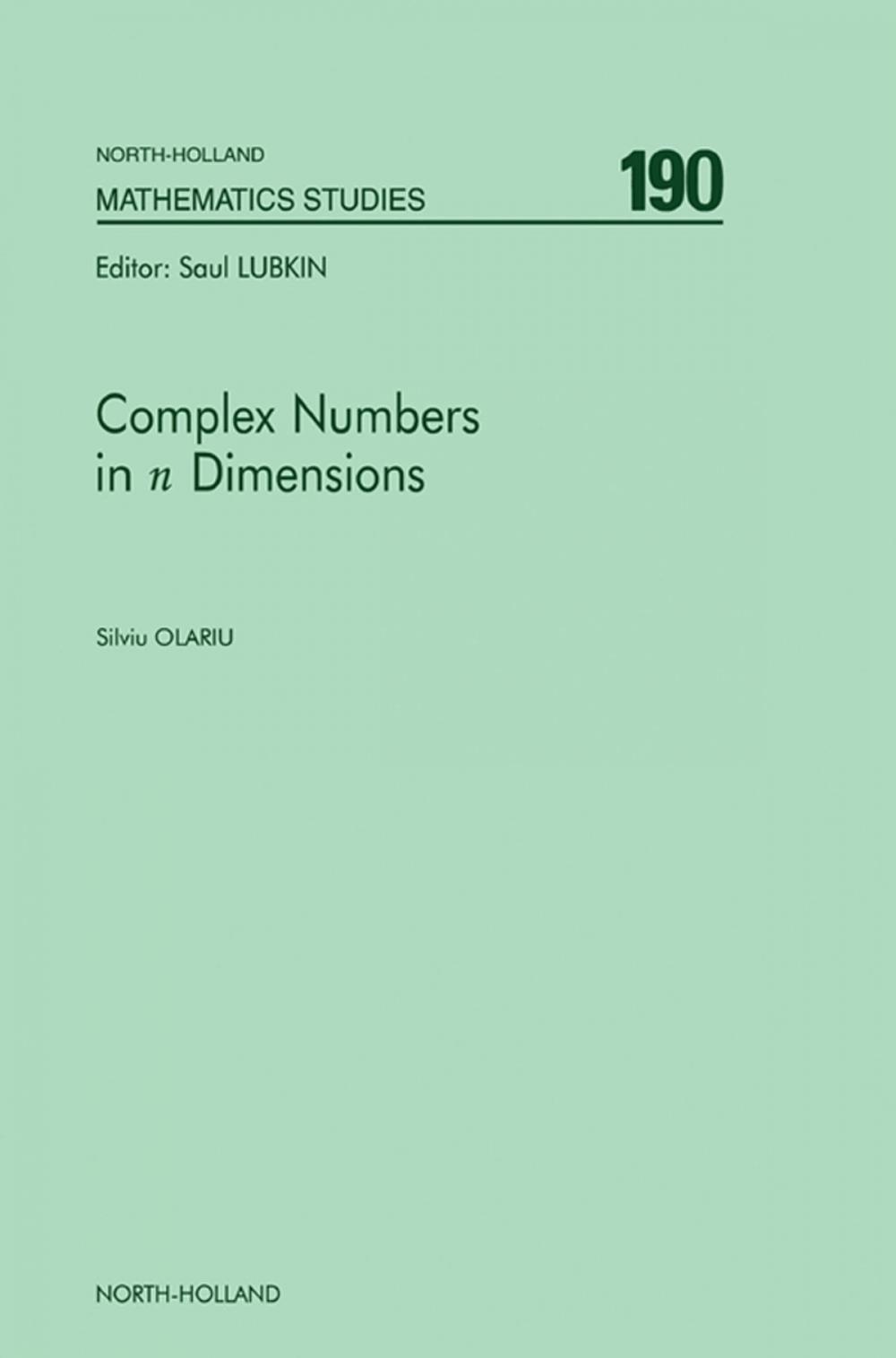 Big bigCover of Complex Numbers in n Dimensions