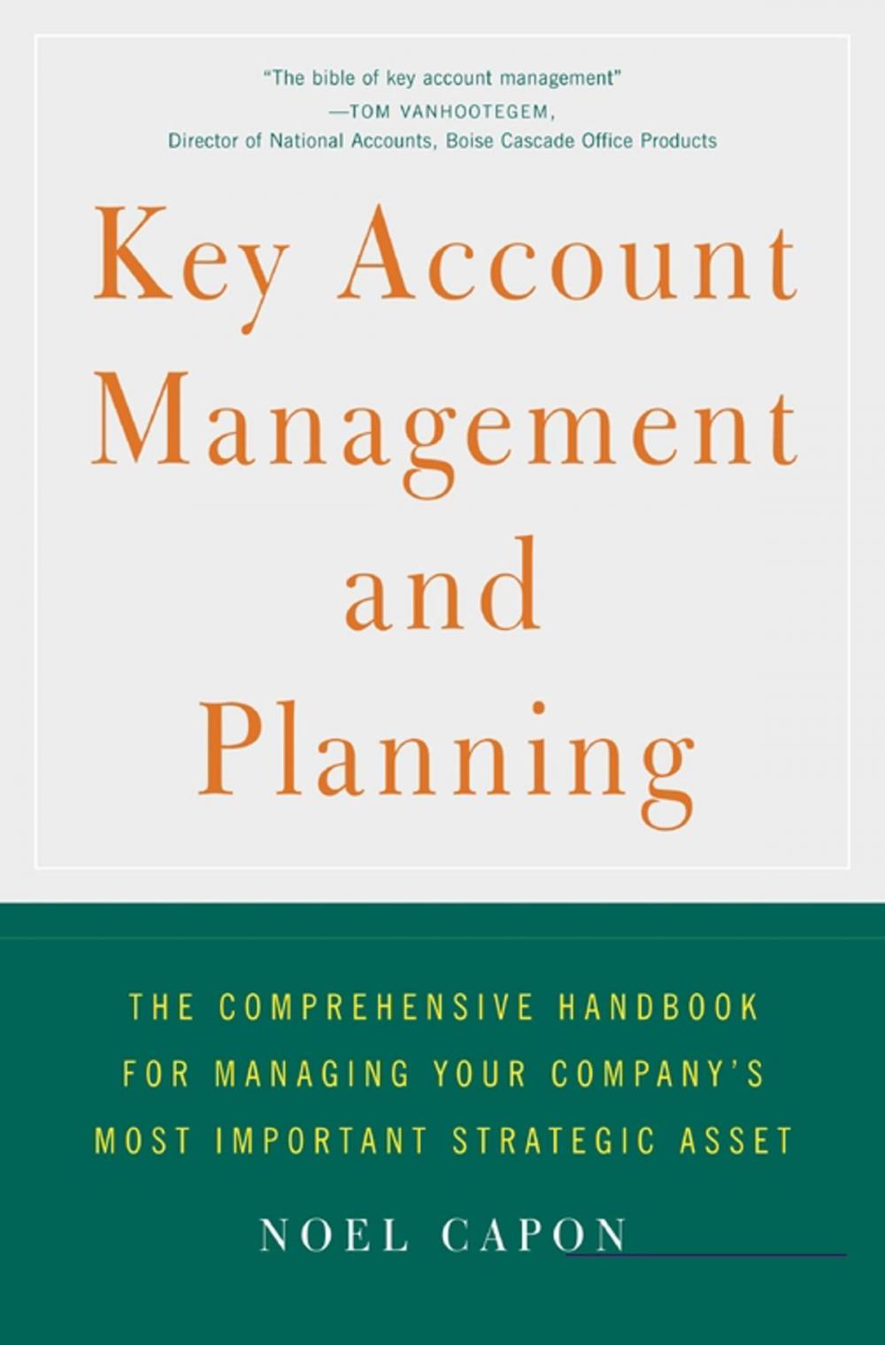 Big bigCover of Key Account Management and Planning