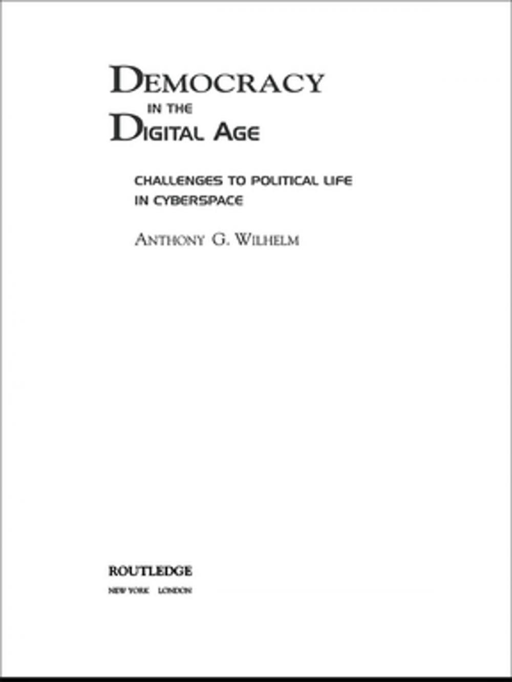 Big bigCover of Democracy in the Digital Age